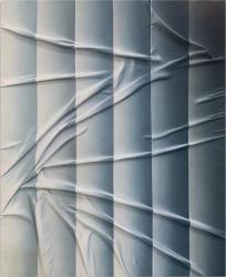 The Abstract Of a White Sheet Adorned With Elegant Lines